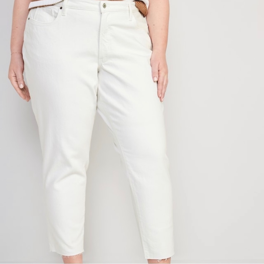 NWT Old Navy White Straight Leg Jeans-Size 16